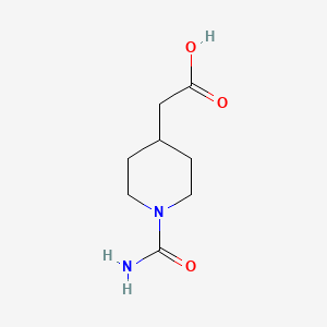 2-(1-Carbamoylpiperidin-4-yl)acetic acid