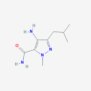 4-Amino-1-methyl-3-(2-methylpropyl)-1H-pyrazole-5-carboxamide