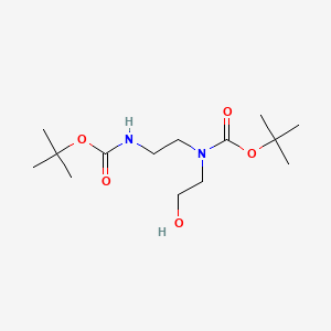 tert-Butyl (2-((tert-butoxycarbonyl)amino)ethyl)(2-hydroxyethyl)carbamate