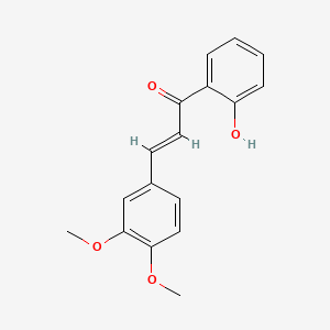 3-(3,4-Dimethoxyphenyl)-1-(2-hydroxyphenyl)prop-2-en-1-one