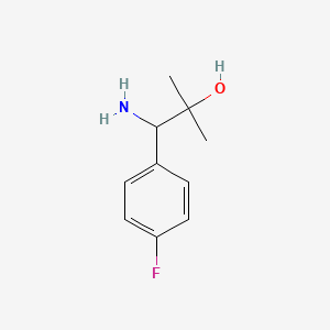 1-Amino-1-(4-fluorophenyl)-2-methylpropan-2-ol
