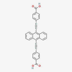 4,4'-(Anthracene-9,10-diylbis(ethyne-2,1-diyl))dibenzoic acid