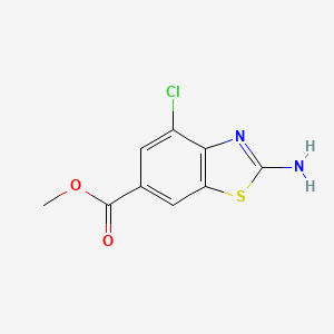 Methyl 2-amino-4-chlorobenzo[d]thiazole-6-carboxylate