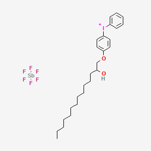 (4-((2-Hydroxytetradecyl)oxy)phenyl)(phenyl)iodonium hexafluoroantimonate