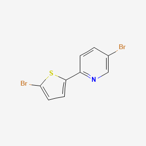 5-Bromo-2-(5-bromothiophen-2-yl)pyridine