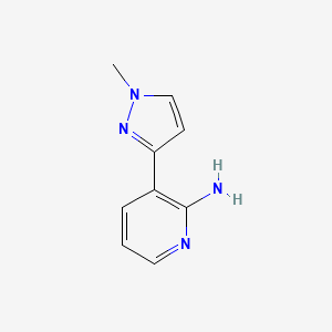 3-(1-Methyl-1H-pyrazol-3-yl)pyridin-2-amine