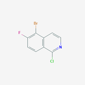 5-Bromo-1-chloro-6-fluoroisoquinoline