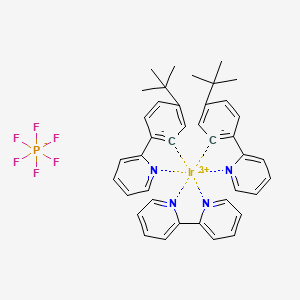 (2,2'-bipyridyl) bis [2- (4-tert-butylphenyl) pyridine] iridium (III) hexafluorophosphate