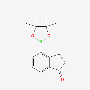 4-(4,4,5,5-Tetramethyl-1,3,2-dioxaborolan-2-yl)-2,3-dihydro-1H-inden-1-one