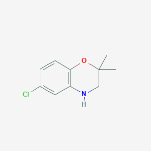6-Chloro-2,2-dimethyl-3,4-dihydro-2H-benzo[b][1,4]oxazine