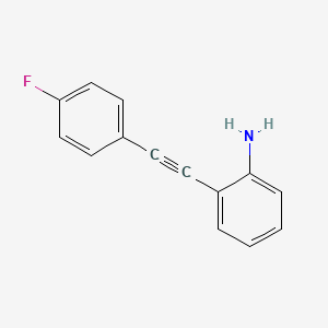 2-((4-Fluorophenyl)ethynyl)aniline