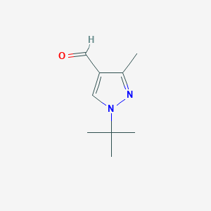1-(tert-Butyl)-3-methyl-1H-pyrazole-4-carbaldehyde