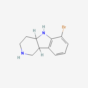 6-Bromo-2,3,4,4a,5,9b-hexahydro-1H-pyrido[4,3-b]indole