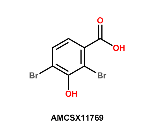 2,4-Dibromo-3-hydroxybenzoic acid