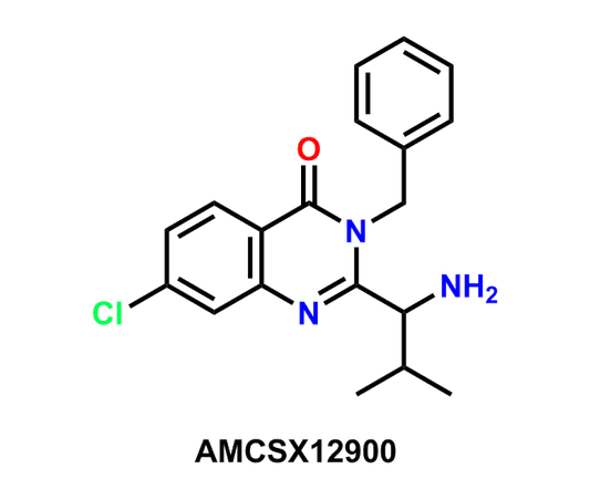 2-(1-Amino-2-methylpropyl)-3-benzyl-7-chloroquinazolin-4(3H)-one