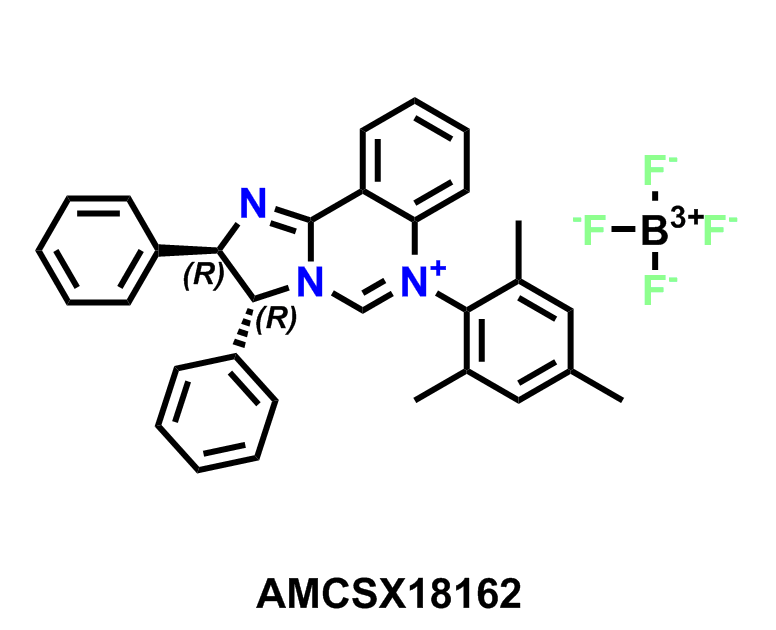 (2R,3R)-6-Mesityl-2,3-diphenyl-2,3-dihydroimidazo[1,2-c]quinazolin-6-ium tetrafluoroborate