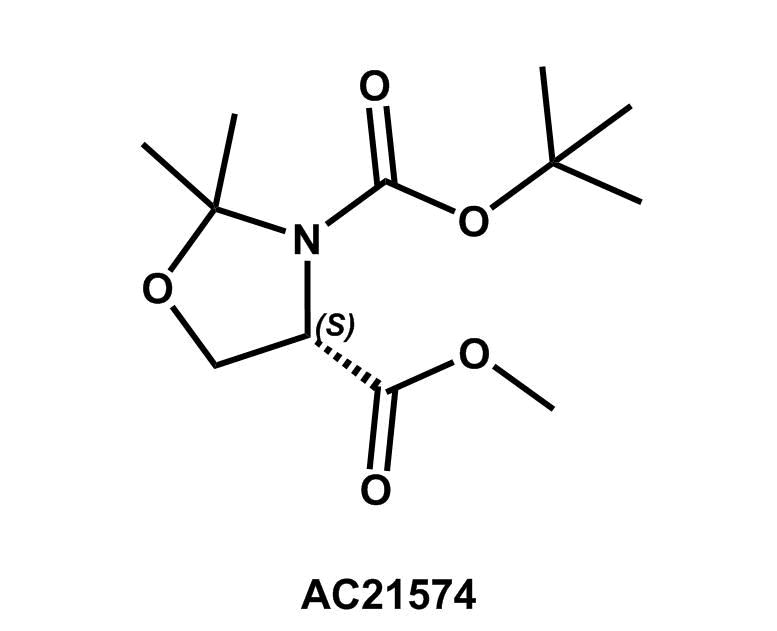 3-(tert-Butyl) 4-methyl (S)-2,2-dimethyloxazolidine-3,4-dicarboxylate - Achmem