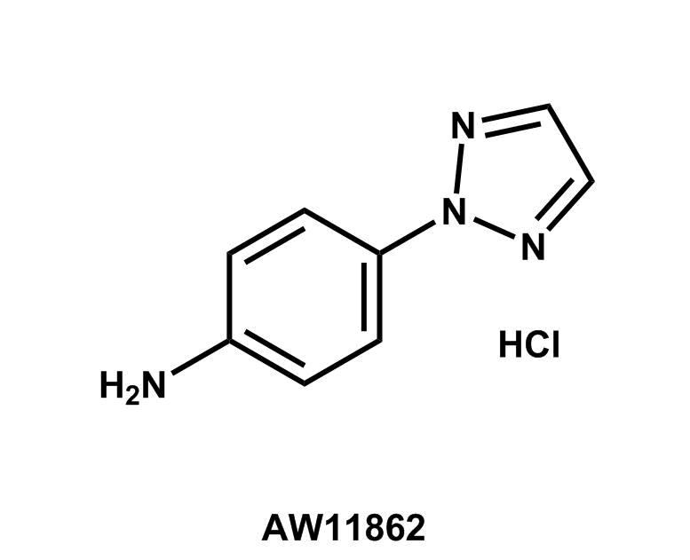 Benzenamine, 4-(2H-1,2,3-triazol-2-yl)-, HCl - Achmem