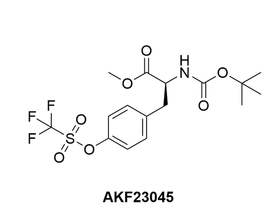 (S)-Methyl 2-((tert-butoxycarbonyl)amino)-3-(4-(((trifluoromethyl)sulfonyl)oxy)phenyl)propanoate