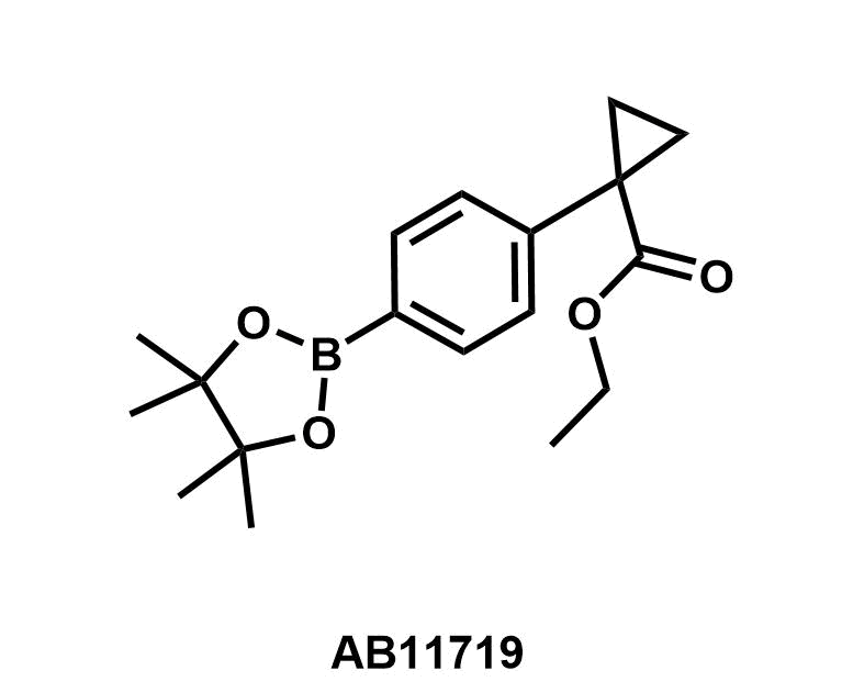 Ethyl 1-[4-(4,4,5,5-tetramethyl-1,3,2-dioxaborolan-2-yl)phenyl]cyclopropane-1-carboxylate