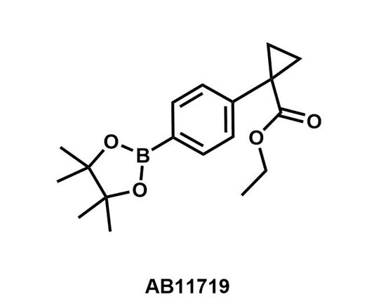 Ethyl 1-[4-(4,4,5,5-tetramethyl-1,3,2-dioxaborolan-2-yl)phenyl]cyclopropane-1-carboxylate