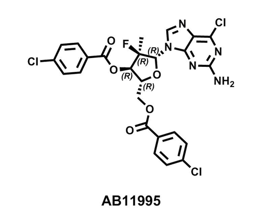 (2R,3R,4R,5R)-5-(2-Amino-6-chloro-9H-purin-9-yl)-2-(((4-chlorobenzoyl)oxy)methyl)-4-fluoro-4-methyltetrahydrofuran-3-yl 4-chlorobenzoate