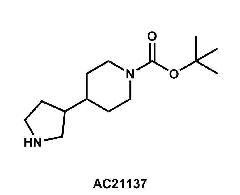 tert-Butyl 4-(pyrrolidin-3-yl)piperidine-1-carboxylate - Achmem