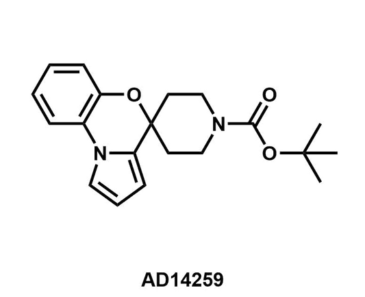 1,1-Dimethylethyl spiro[piperidine-4,4′-[4H]pyrrolo[2,1-c][1,4]benzoxazine]-1-carboxylate