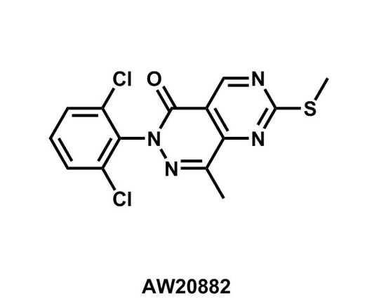 6-(2,6-Dichlorophenyl)-8-methyl-2-(methylthio)pyrimido[4,5-d]pyridazin-5(6H)-one