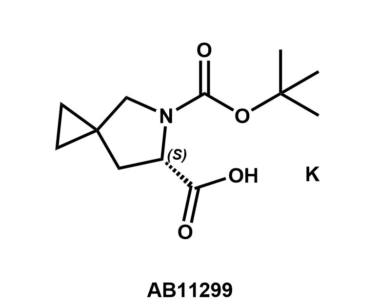 (6S)-5-Azaspiro[2.4]heptane-5,6-dicarboxylic acid 5-(1,1-dimethylethyl) ester potassium salt