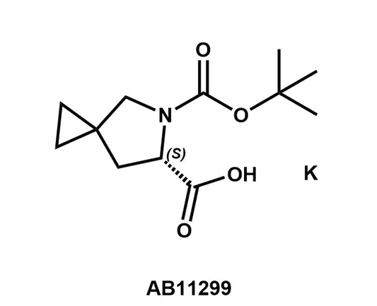 (6S)-5-Azaspiro[2.4]heptane-5,6-dicarboxylic acid 5-(1,1-dimethylethyl) ester potassium salt