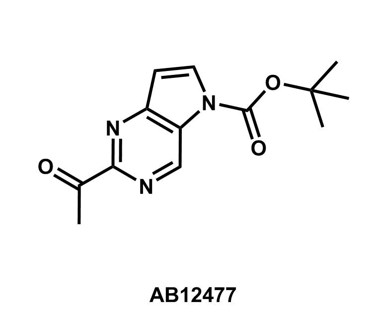 tert-Butyl 2-acetyl-5H-pyrrolo(3,2-d)pyrimidine-5-carboxylate