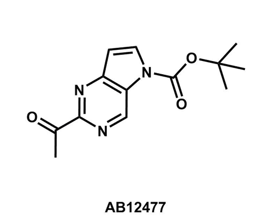 tert-Butyl 2-acetyl-5H-pyrrolo(3,2-d)pyrimidine-5-carboxylate