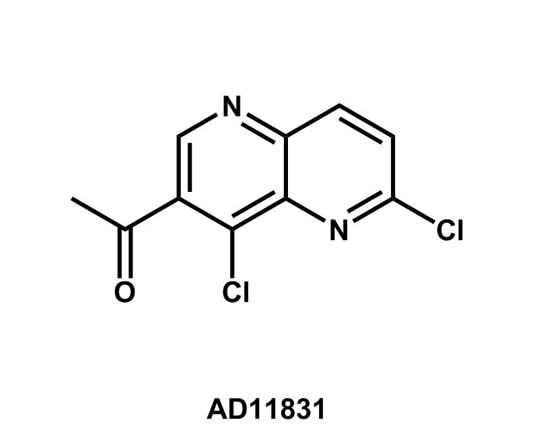 1-(4,6-Dichloro-1,5-naphthyridin-3-yl)ethan-1-one