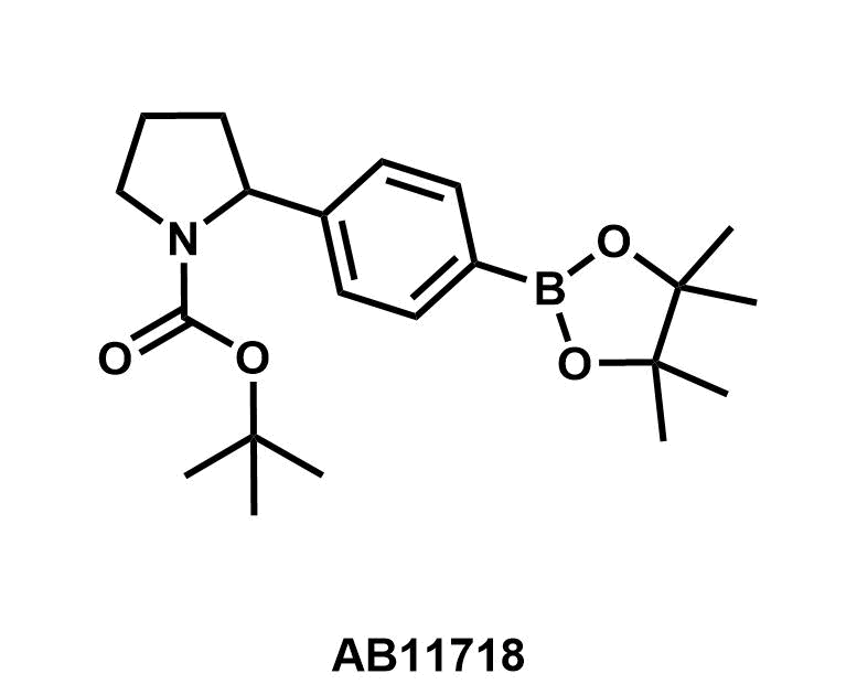 tert-Butyl-2-[4-(4,4,5,5-tetramethyl-1,3,2-dioxaborolan-2-yl)phenyl]pyrrolidine-1-carboxylate