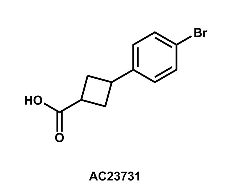 3-(4-Bromophenyl)cyclobutanecarboxylic acid - Achmem