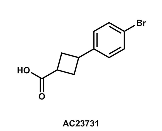 3-(4-Bromophenyl)cyclobutanecarboxylic acid - Achmem