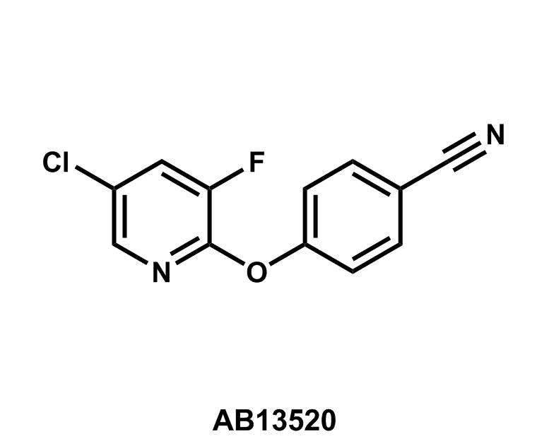 4-((5-Chloro-3-fluoropyridin-2-yl)oxy)benzonitrile