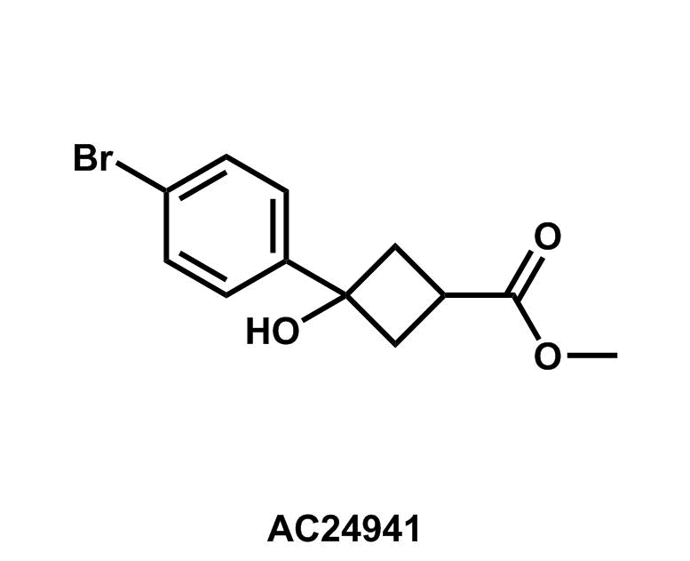 Methyl 3-(4-bromophenyl)-3-hydroxycyclobutanecarboxylate