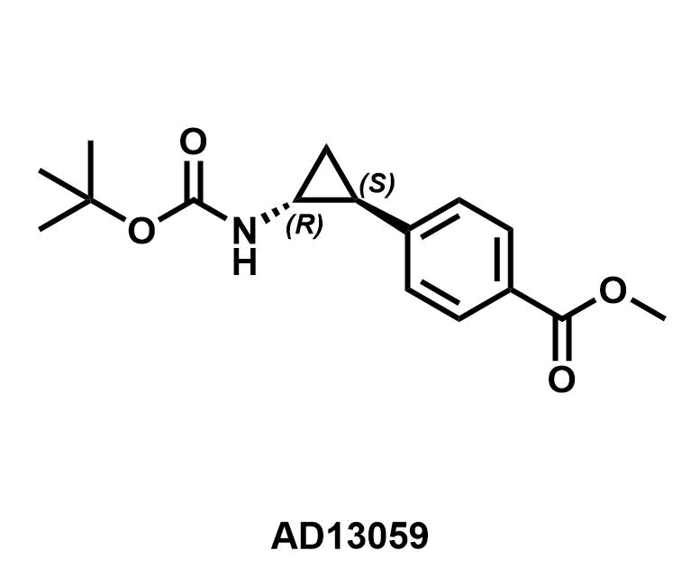 Methyl-4-((trans)-2-((tert-butoxycarbonyl)amino)cyclopropyl)benzoate