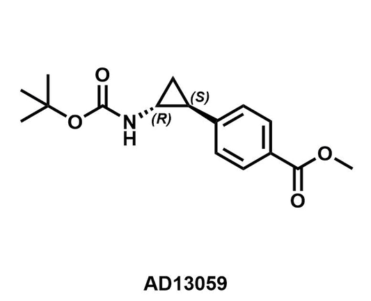 Methyl-4-((trans)-2-((tert-butoxycarbonyl)amino)cyclopropyl)benzoate