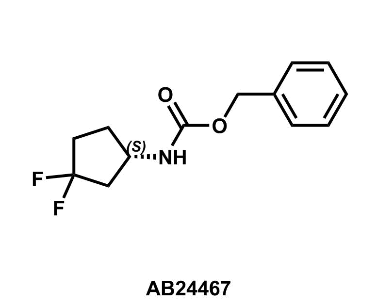 Carbamic acid, N-[(1S)-3,3-difluorocyclopentyl]-, phenylmethyl ester - Achmem