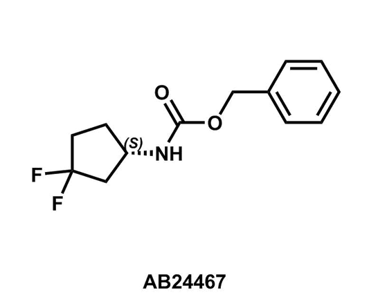 Carbamic acid, N-[(1S)-3,3-difluorocyclopentyl]-, phenylmethyl ester - Achmem