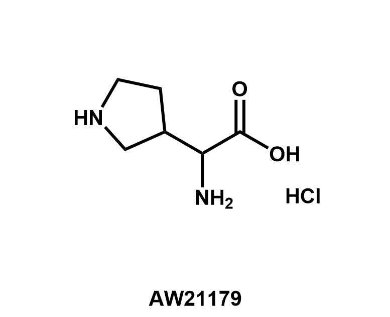 2-Amino-2-(pyrrolidin-3-yl)acetic acid 2HCl