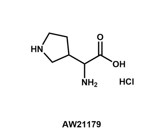 2-Amino-2-(pyrrolidin-3-yl)acetic acid 2HCl