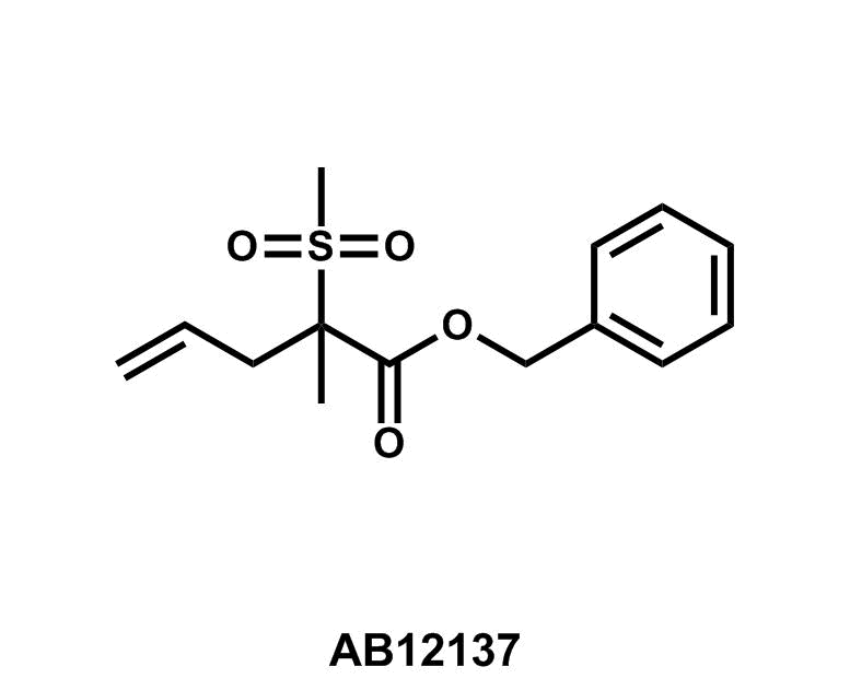 Benzyl 2-methyl-2-(methylsulfonyl)pent-4-enoate