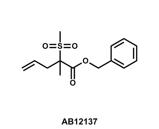 Benzyl 2-methyl-2-(methylsulfonyl)pent-4-enoate