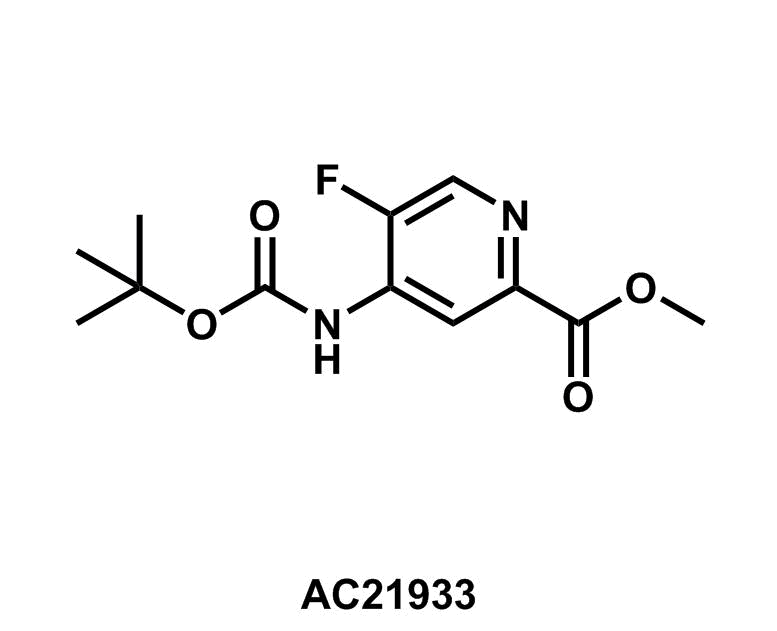 Methyl 4-((tert-butoxycarbonyl)amino)-5-fluoropicolinate - Achmem