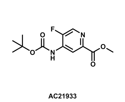 Methyl 4-((tert-butoxycarbonyl)amino)-5-fluoropicolinate - Achmem