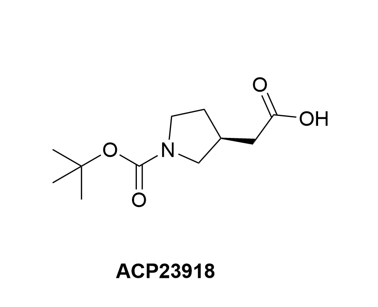 (S)-2-(1-(tert-butoxycarbonyl)pyrrolidin-3-yl)acetic acid